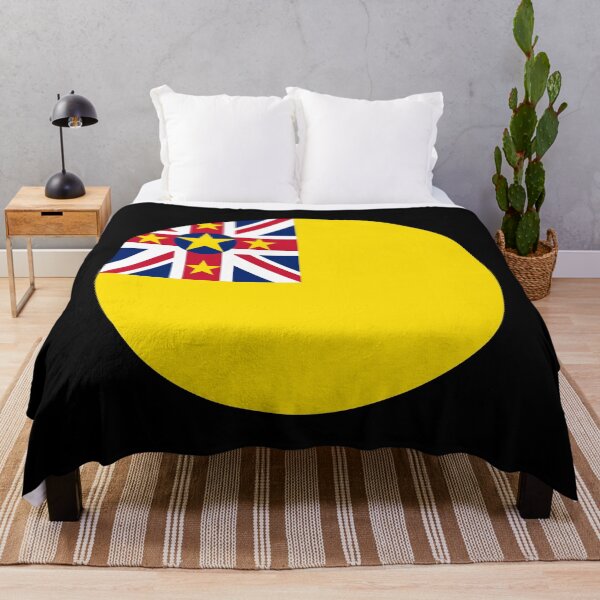 Item preview, Niue Circle Flag NU designed and sold by shitpostee.