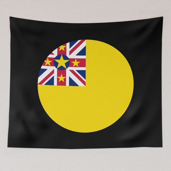 Item preview, Niue Circle Flag NU designed and sold by shitpostee.