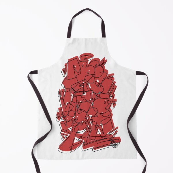 Item preview, Red Graffiti Tag Alphabet designed and sold by simplementemarc.
