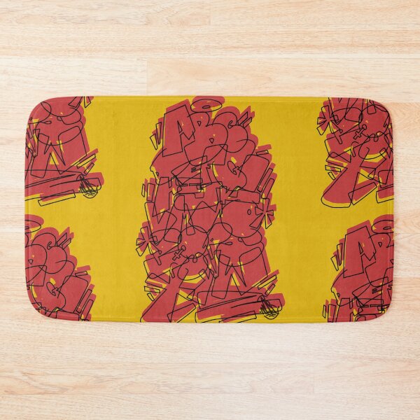 Item preview, Red Graffiti Tag Alphabet designed and sold by simplementemarc.