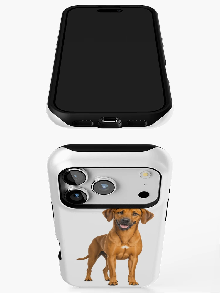 Thumbnail 3 of 4, iPhone Case, Rhodesian Ridgeback Dog designed and sold by BackgroundND.