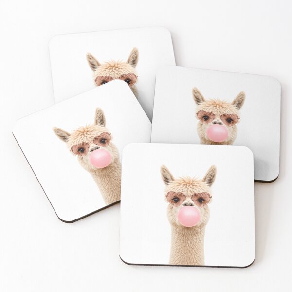 Item preview, Cool Alpaca Blowing Bubble Gum designed and sold by SUreal Studio.