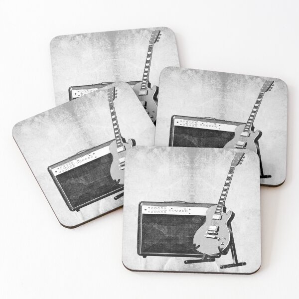 Item preview, Electric Guitar Beside Amplifier Setup designed and sold by Ghoul Enterprises.