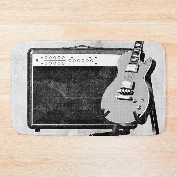 Item preview, Electric Guitar Beside Amplifier Setup designed and sold by Ghoul Enterprises.