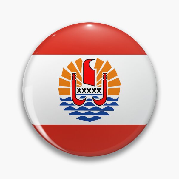Item preview, French Polynesia Circle Flag PF designed and sold by shitpostee.