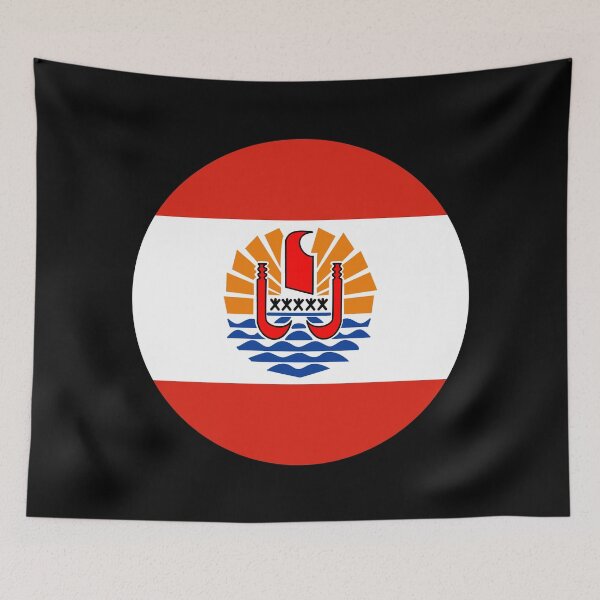 Item preview, French Polynesia Circle Flag PF designed and sold by shitpostee.
