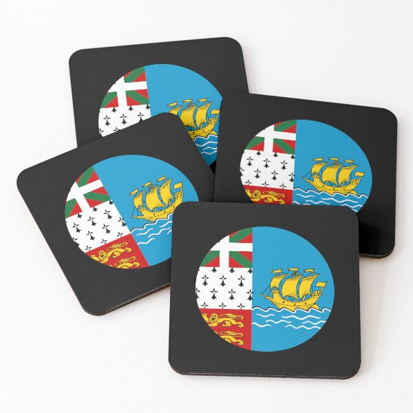 Item preview, Saint Pierre And Miquelon Circle Flag PM designed and sold by shitpostee.