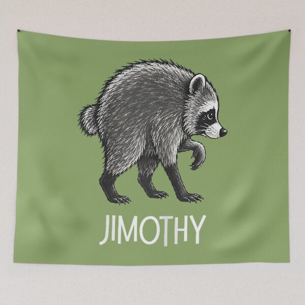 Item preview, Jimothy Seattle Raccoon Seattle Raccoon Meme Animals designed and sold by ArleneRowe.