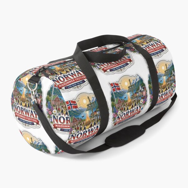 Item preview, Norway Midsummer Festival 3D Label Label Text ?? designed and sold by PaintMeWorld.