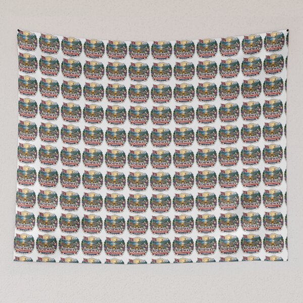 Item preview,  Norway Midsummer Festival 3D Label  Label Text  ??  designed and sold by PaintMeWorld.