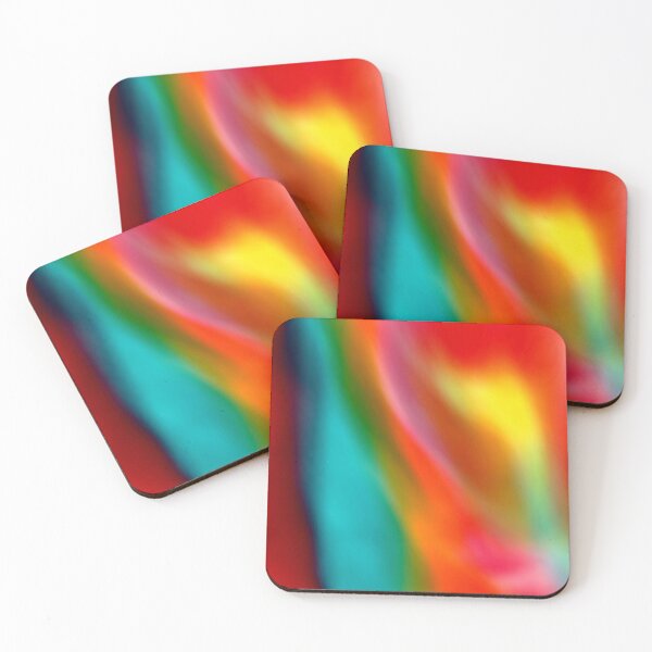 Item preview, Vibrant Rainbow Gradient Abstract Waves designed and sold by Happyabstract.