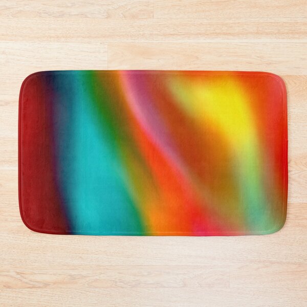 Item preview, Vibrant Rainbow Gradient Abstract Waves designed and sold by Happyabstract.