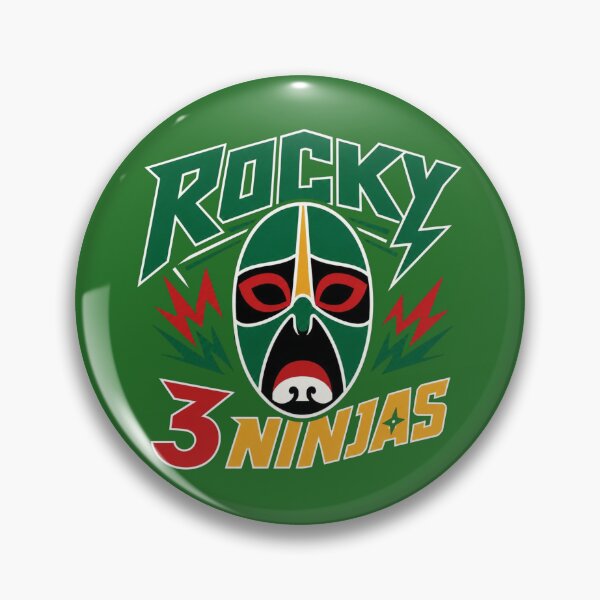 Artikelvorschau, Ninja-Kindermasken 3 Retro-Ninjas Version vier Rocky entworfen und verkauft von killem667.