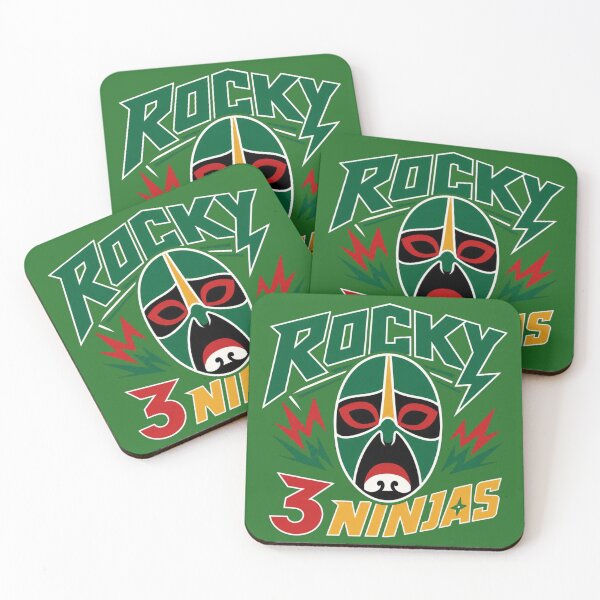 Item preview, Ninja Kids Masks 3 Retro Ninjas version four Rocky designed and sold by killem667.