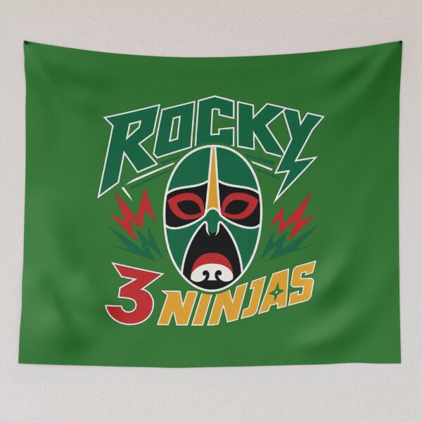 Item preview, Ninja Kids Masks 3 Retro Ninjas version four Rocky designed and sold by killem667.