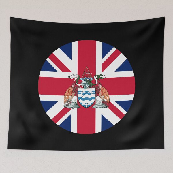 Item preview, Ascension Island Circle Flag SH-AC designed and sold by shitpostee.
