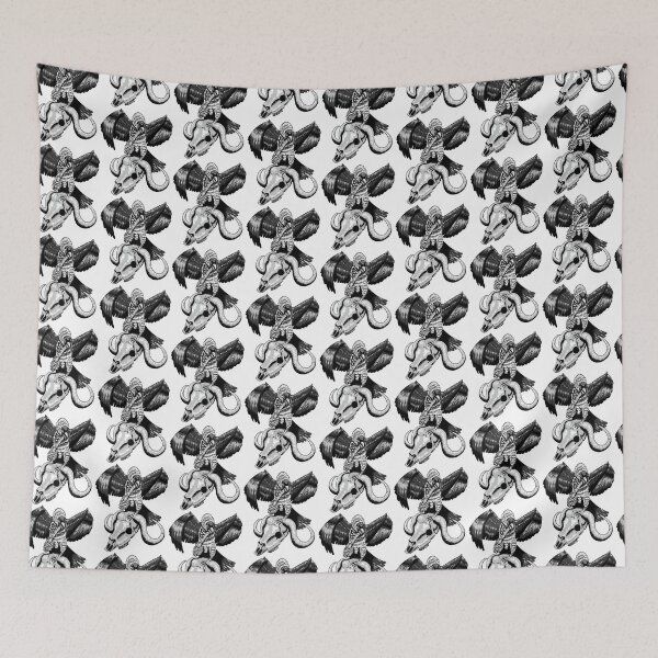 Item preview, Bearded Vulture Bone-Eater (Gray Scale) Pattern designed and sold by Colmeia de Ideias.