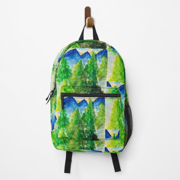 Item preview, Pine Trees & Mountains - Nature Landscape Ilustration designed and sold by lilylightstudio.