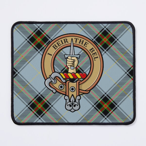 Item preview, Clan Bell Crest over Tartan designed and sold by sifis.