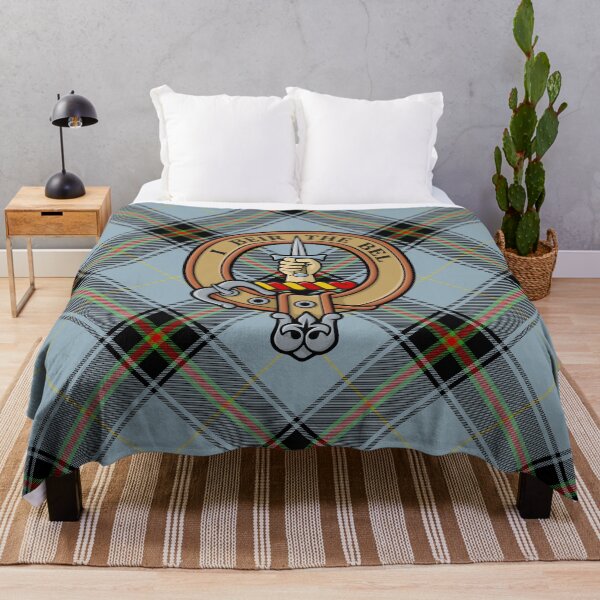 Item preview, Clan Bell Crest over Tartan designed and sold by sifis.