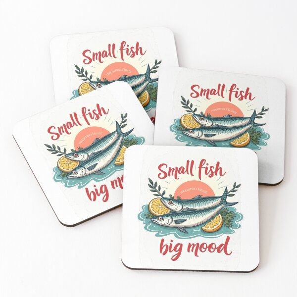 Item preview, Small Fish Big Mood, Mediterranean Sardine Party designed and sold by Art&Fun.