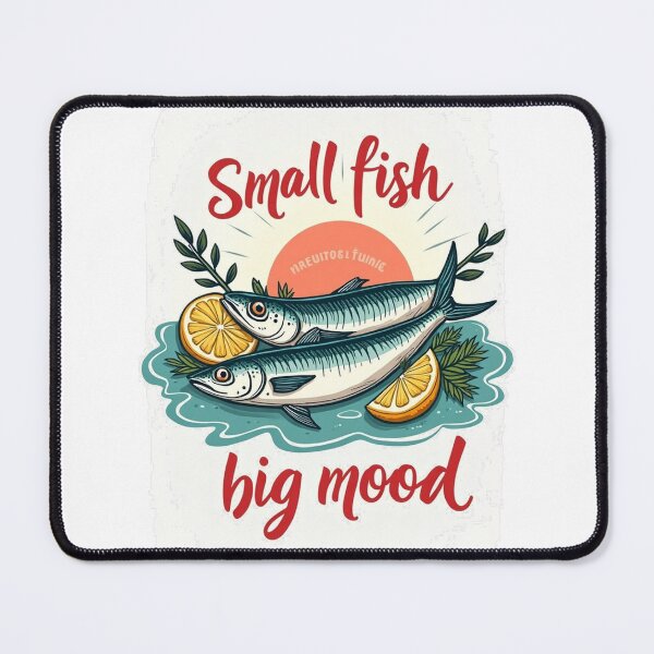 Item preview, Small Fish Big Mood, Mediterranean Sardine Party designed and sold by Art&Fun.