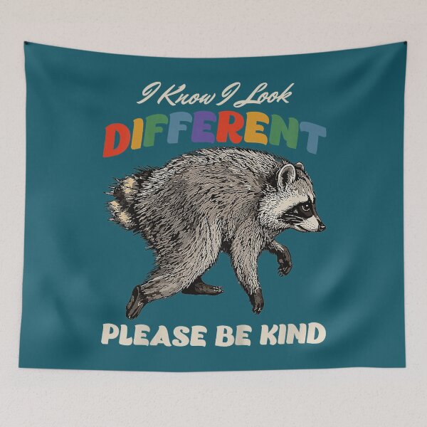 Item preview, Jimothy Viral Raccoon Look Different - Be Kind with Jimothy designed and sold by FrankIsabel.