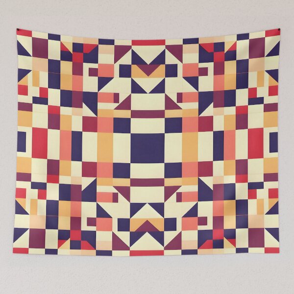 Item preview, Red and blue block design designed and sold by Chi261.
