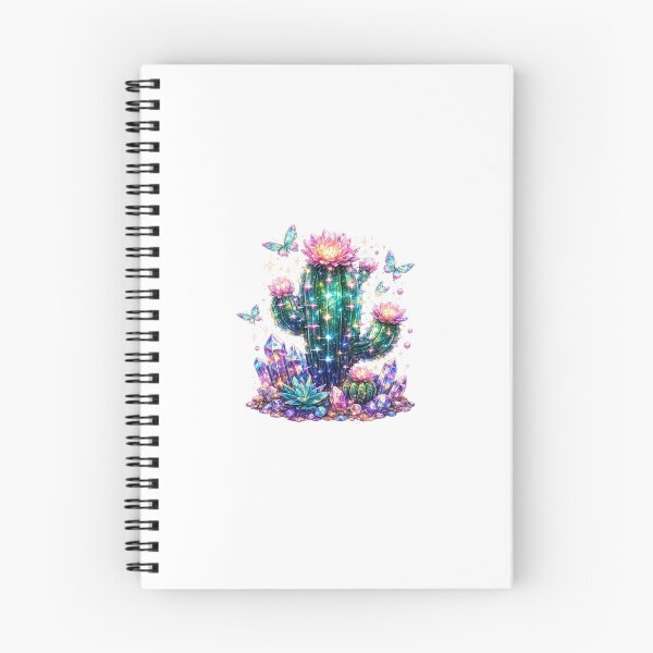 Item preview, Neon Crystal Cactus Fantasy Sticker designed and sold by blossomfun.