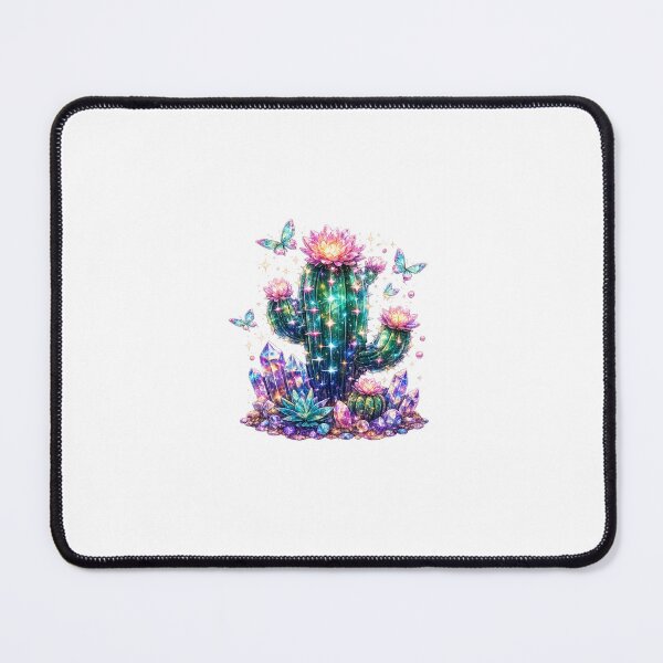 Item preview, Neon Crystal Cactus Fantasy Sticker designed and sold by blossomfun.