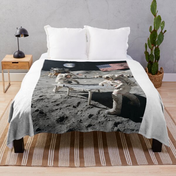 Item preview, NASA astronauts playing ping pong on the moon designed and sold by WiseBow.