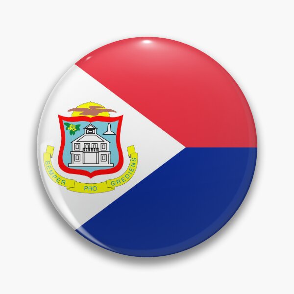 Item preview, Sint Maarten Circle Flag SX designed and sold by shitpostee.