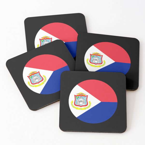 Item preview, Sint Maarten Circle Flag SX designed and sold by shitpostee.