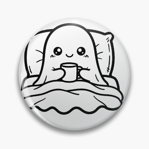 Item preview, Cute Ghost Lazy Boo Procrastinating Overwhelmed and Relatable Daily Life Vibe Sticker Collection designed and sold by     Justin N Studio.