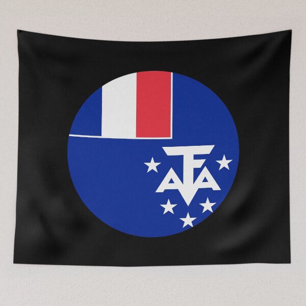 Item preview, French Southern Territories Circle Flag TF designed and sold by shitpostee.