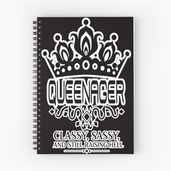 Item preview, Queenager – Classy, Sassy, and Still Raising Hell | Funny Queenager Crown Design designed and sold by A-T-H.