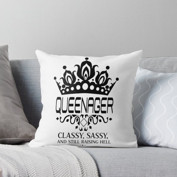 Item preview, Queenager – Classy, Sassy, and Still Raising Hell | Funny Queenager Crown Design designed and sold by A-T-H.