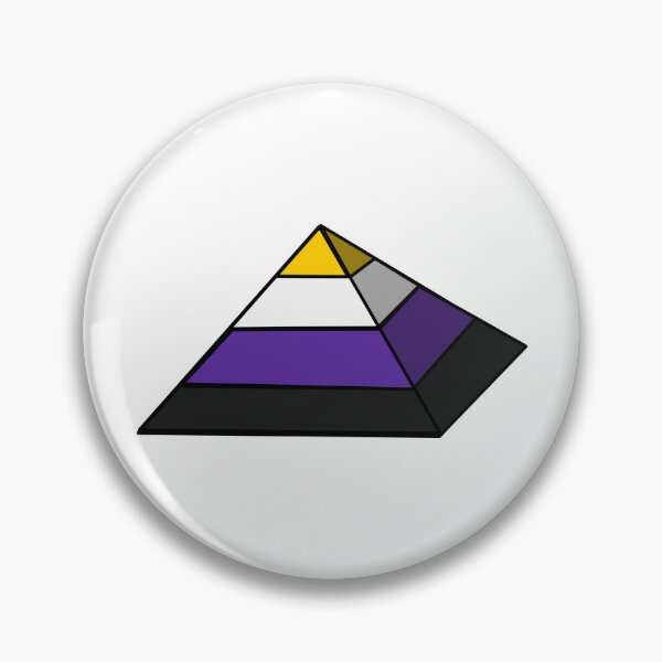 Item preview, Pyramid Pride Flag Nonbinary designed and sold by HarveyHandcraftsandDesigns.
