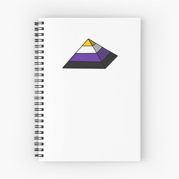 Item preview, Pyramid Pride Flag Nonbinary designed and sold by HarveyHandcraftsandDesigns.