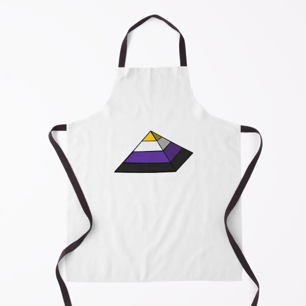 Item preview, Pyramid Pride Flag Nonbinary designed and sold by HarveyHandcraftsandDesigns.