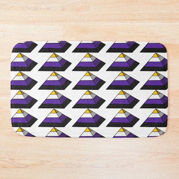 Item preview, Pyramid Pride Flag Nonbinary designed and sold by HarveyHandcraftsandDesigns.