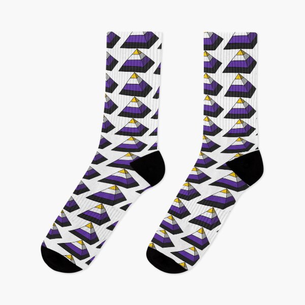 Item preview, Pyramid Pride Flag Nonbinary designed and sold by HarveyHandcraftsandDesigns.