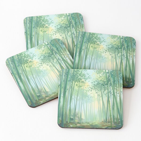 Item preview, Green Bamboo Forest and Sunlight designed and sold by Neural Dream.