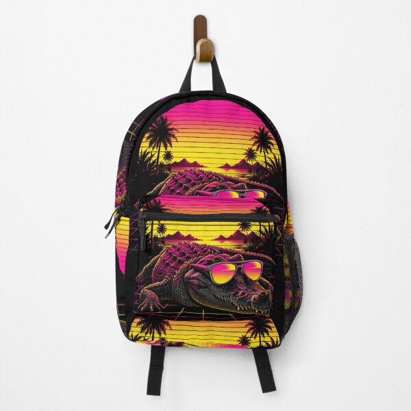 Item preview, Rad Aussie Salty – Cocodrilo Synthwave Retro 2 designed and sold by JMAVILA ART.