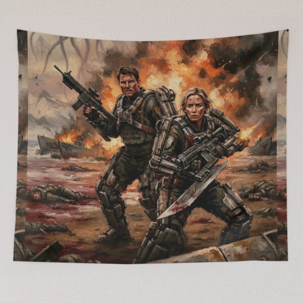 Item preview, Edge of Tomorrow Fine Art Tribute designed and sold by Art's Diner.