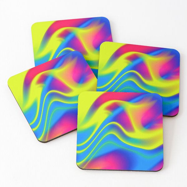 Item preview, Electric Neon Liquid Abstract Waves designed and sold by Happyabstract.