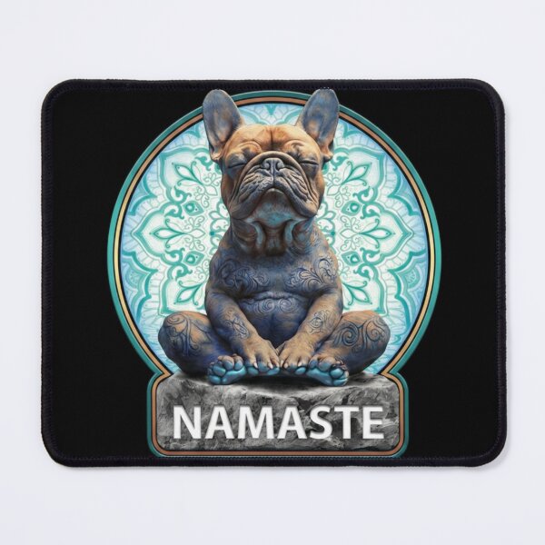 Item preview, French Bulldog Namaste | Funny Yoga Dog Gift For Dog Lovers designed and sold by BrokenLabel.