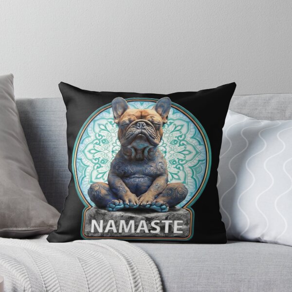 Item preview, French Bulldog Namaste | Funny Yoga Dog Gift For Dog Lovers designed and sold by BrokenLabel.