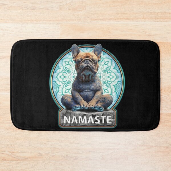 Item preview, French Bulldog Namaste | Funny Yoga Dog Gift For Dog Lovers designed and sold by BrokenLabel.