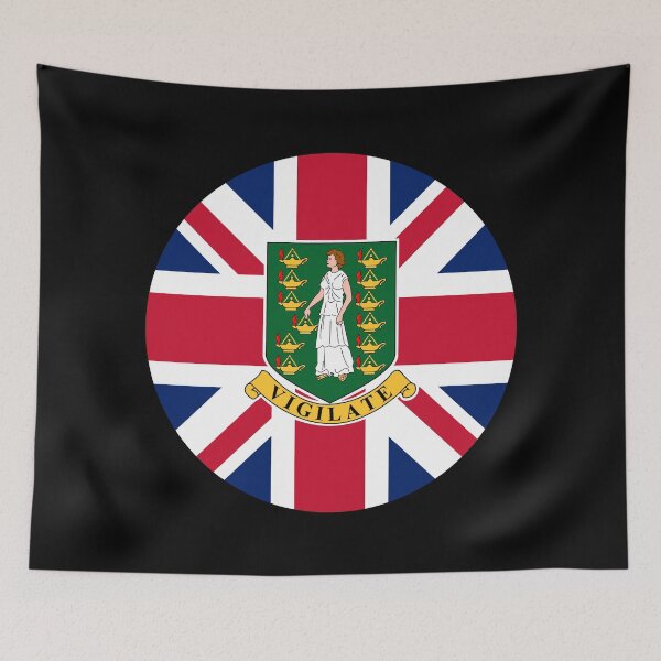 Item preview, British Virgin Islands Circle Flag VG designed and sold by shitpostee.